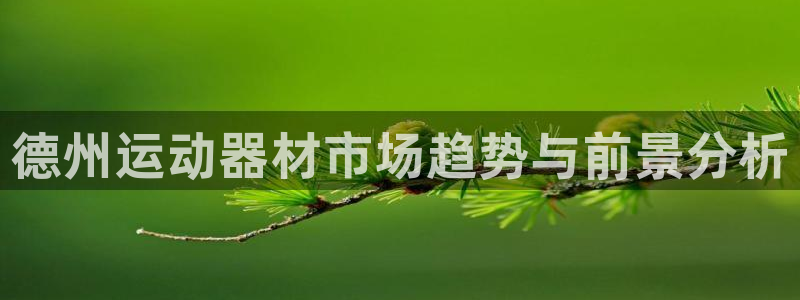 意昂4代理：德州运动器材市场趋势与前景分析