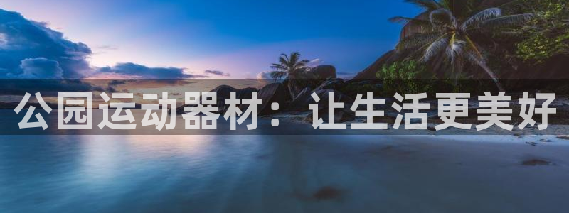 意昂体育4平台注册：公园运动器材：让生活更美好