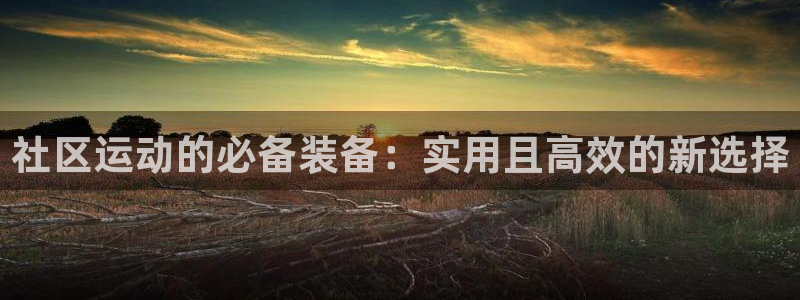 海南意昂体育4：社区运动的必备装备：实用且高效的新选