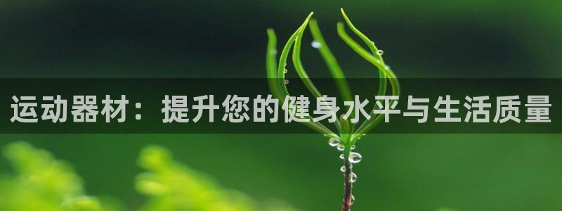 意昂4娱乐是那个系列的台子：运动器材：提升您的健身水