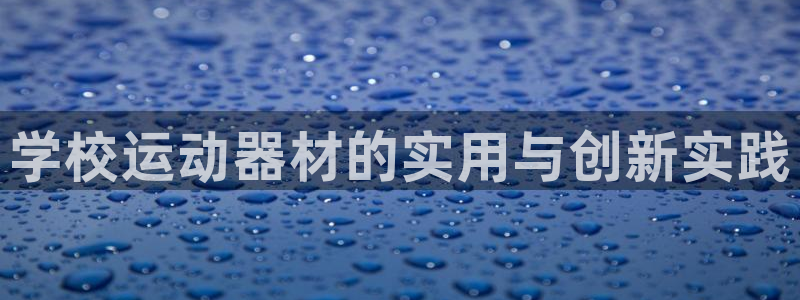 意昂体育4招商电话：学校运动器材的实用与创新实践