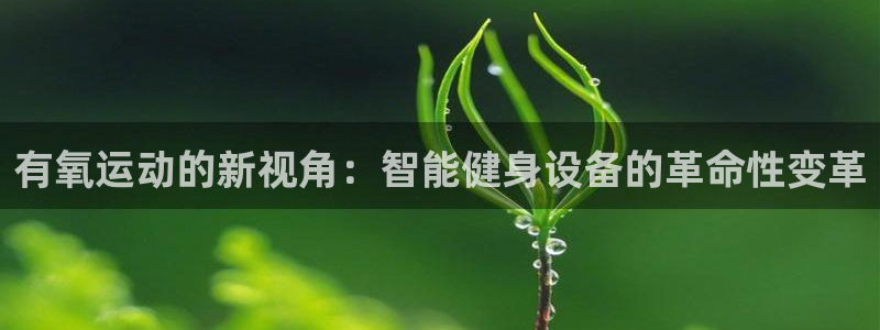 意昂体育4招商电话：有氧运动的新视角：智能健身设备的