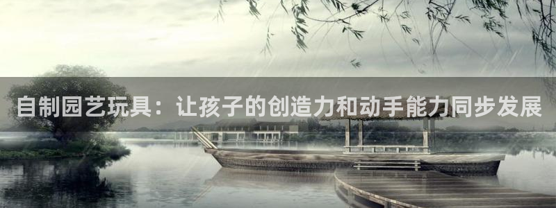 意昂4开户:自制园艺玩具:让孩子的创造力和动手能力同步发展